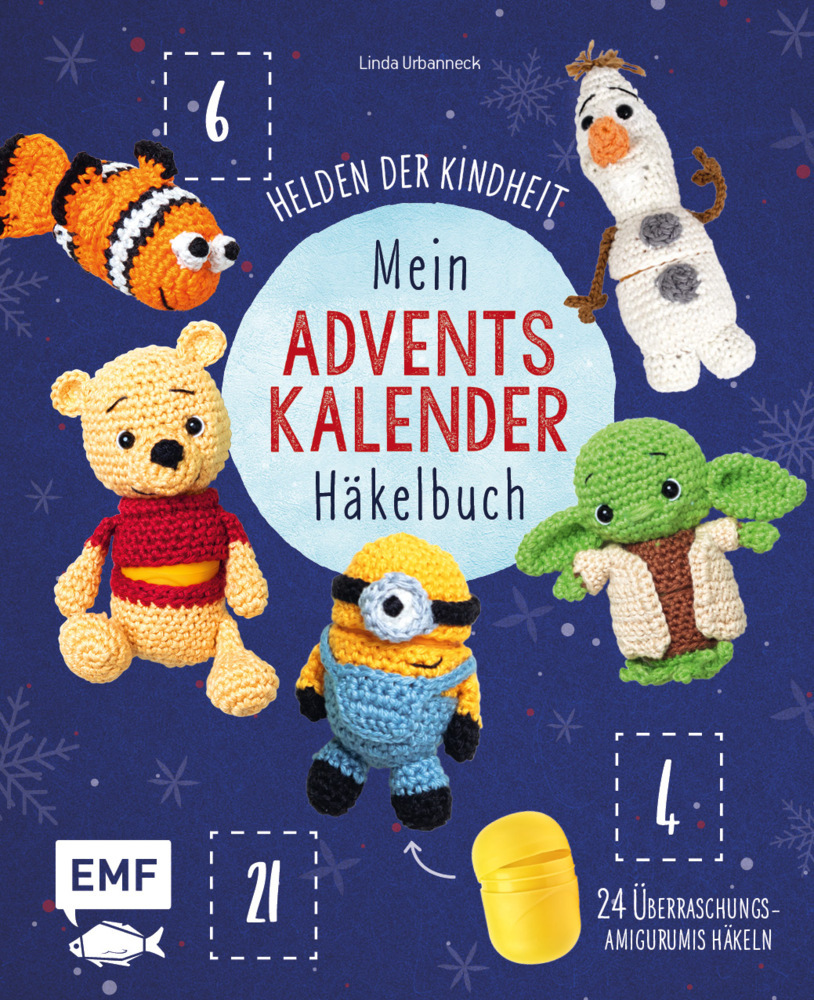 Mein Adventskalender-Häkelbuch: Helden der Kindheit main product photo