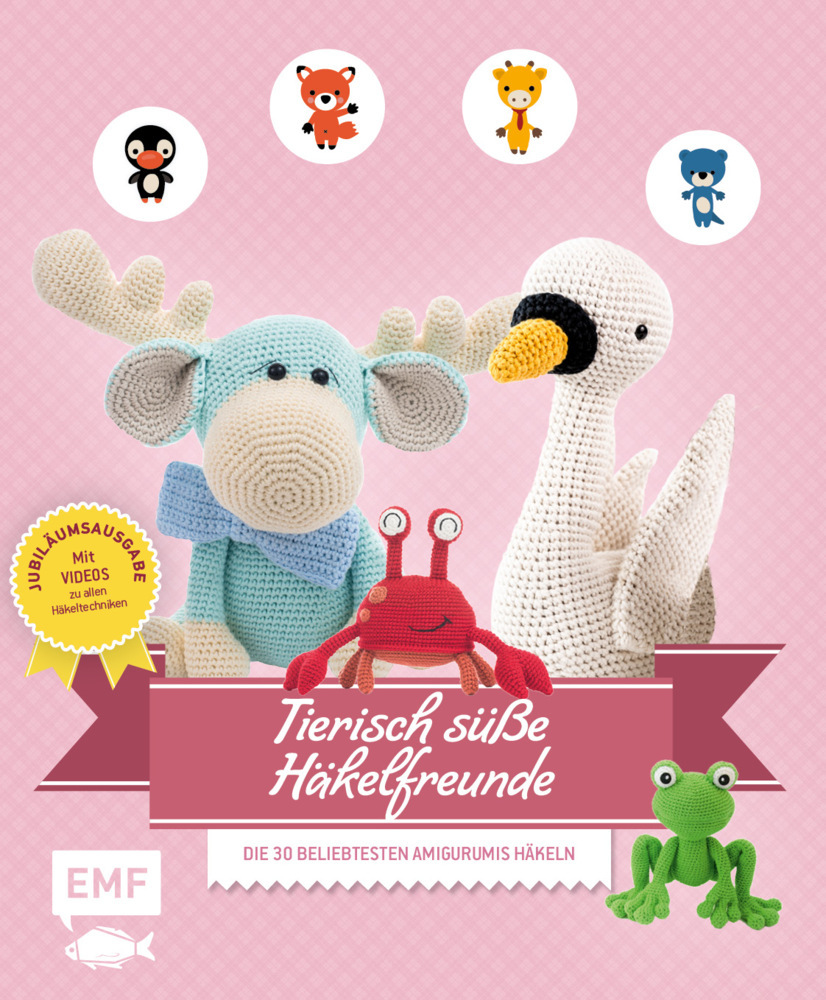 Tierisch süße Häkelfreunde - Jubiläumsausgabe mit Videos zu allen Techniken main product photo
