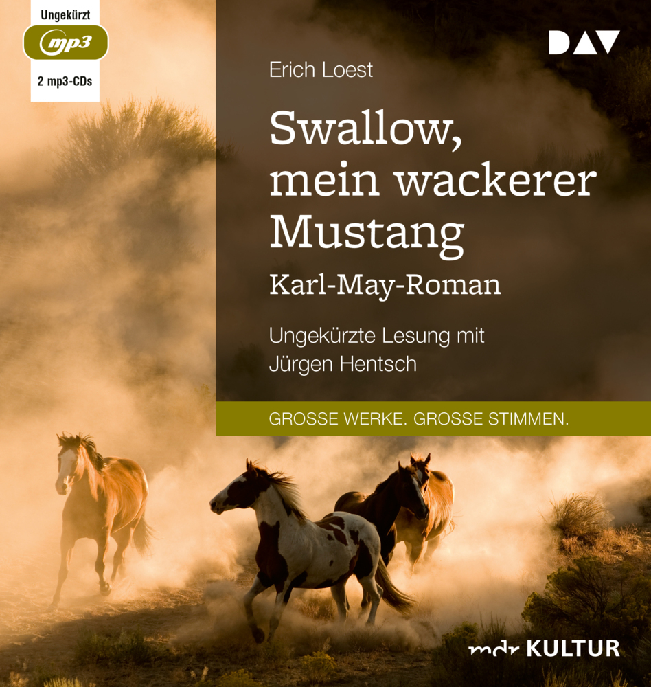 Swallow, mein wackerer Mustang. Karl-May-Roman, 2 Audio-CD, 2 MP3 main product photo