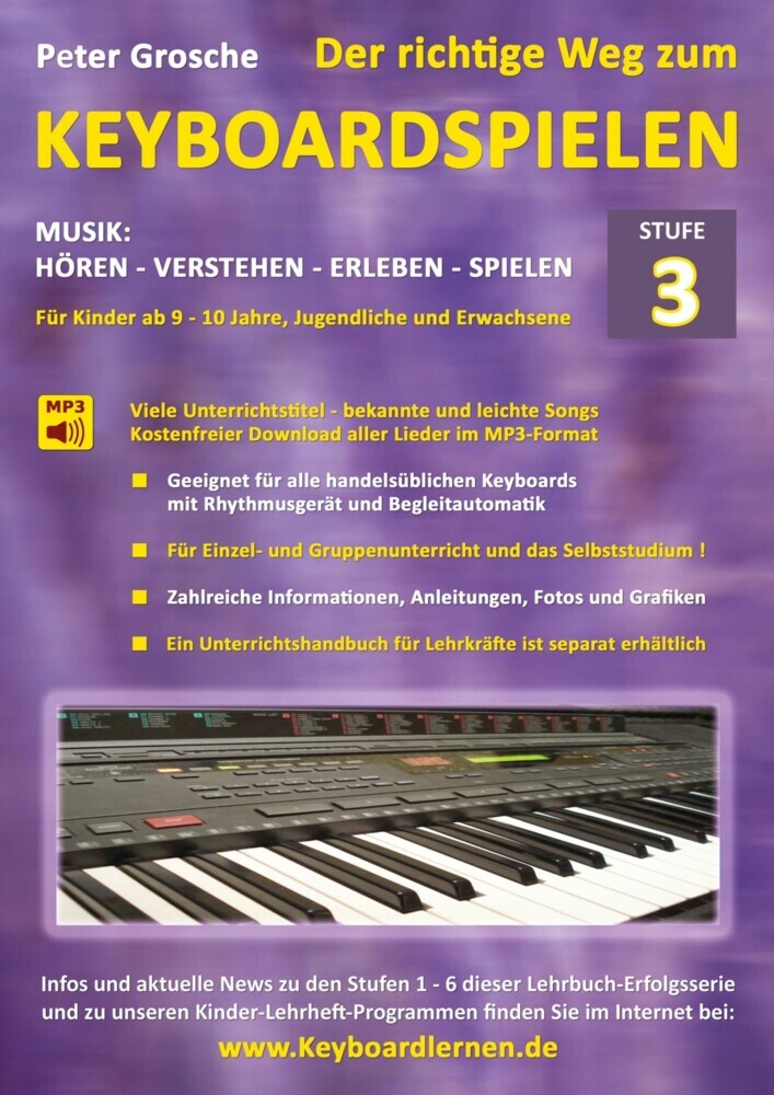 Der richtige Weg zum Keyboardspielen (Stufe 3) main product photo