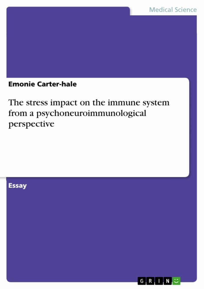 The stress impact on the immune system from a psychoneuroimmunological perspective main product photo