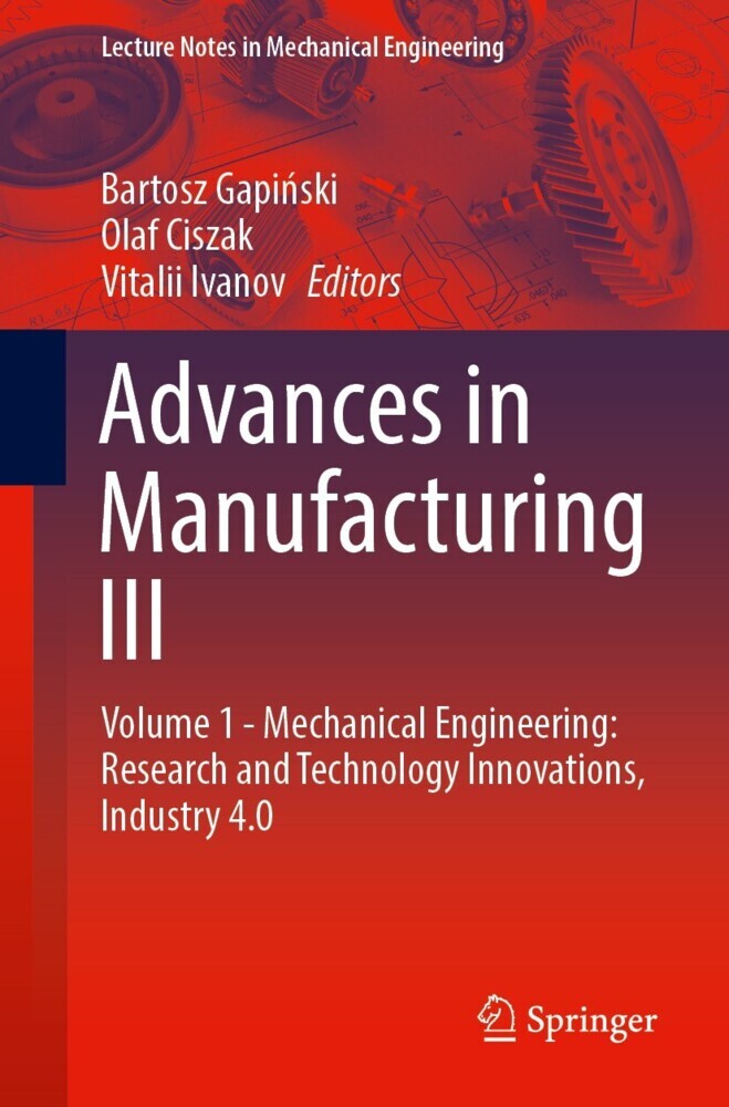 Advances in Manufacturing III main product photo
