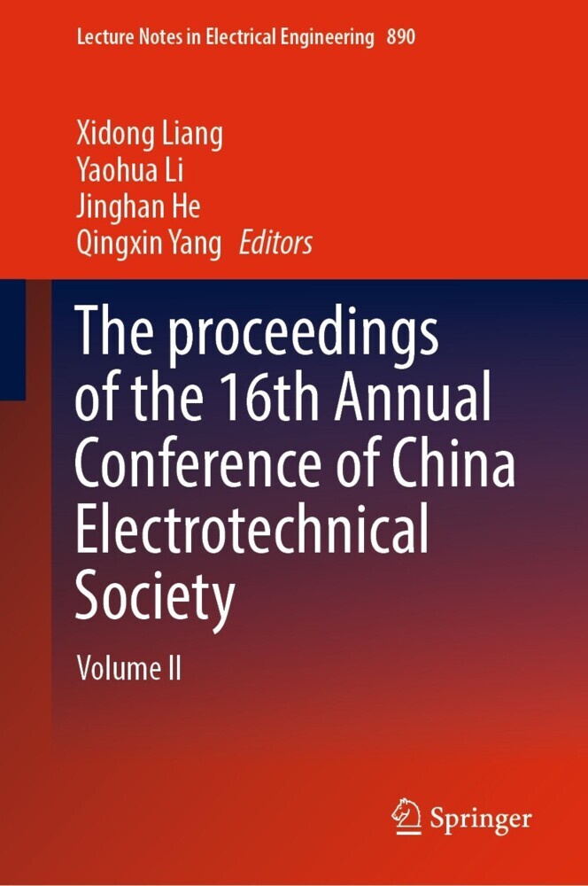 The proceedings of the 16th Annual Conference of China Electrotechnical Society main product photo