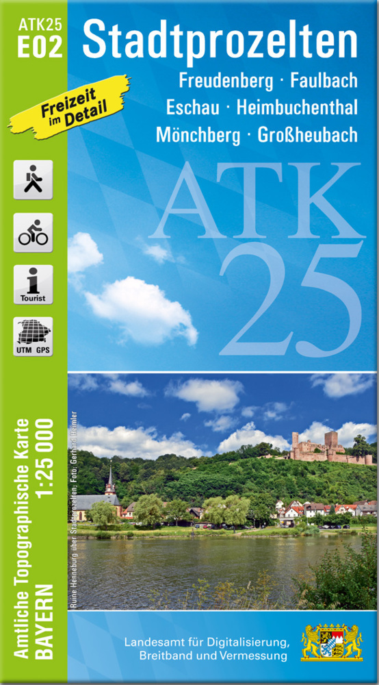 ATK25-E02 Stadtprozelten (Amtliche Topographische Karte 1:25000) main product photo