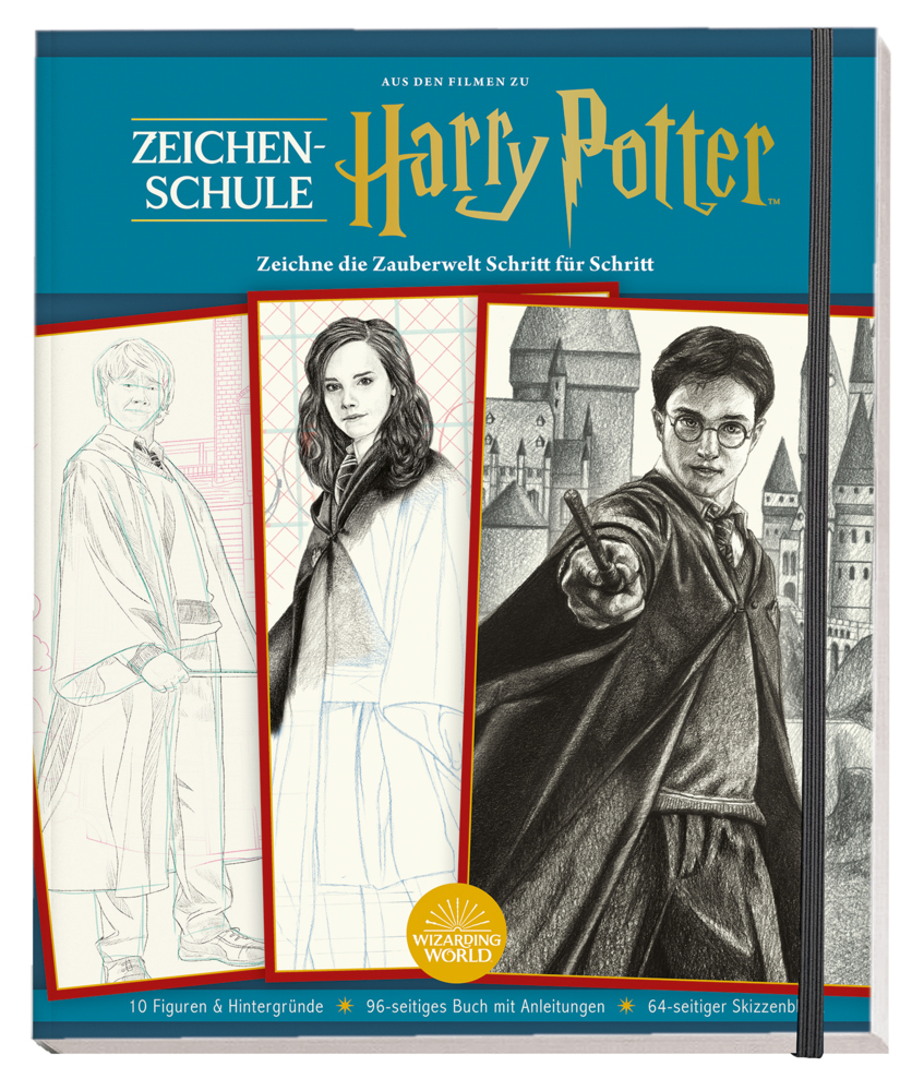 Aus den Filmen zu Harry Potter: Zeichenschule - Zeichne die Zauberwelt Schritt für Schritt main product photo
