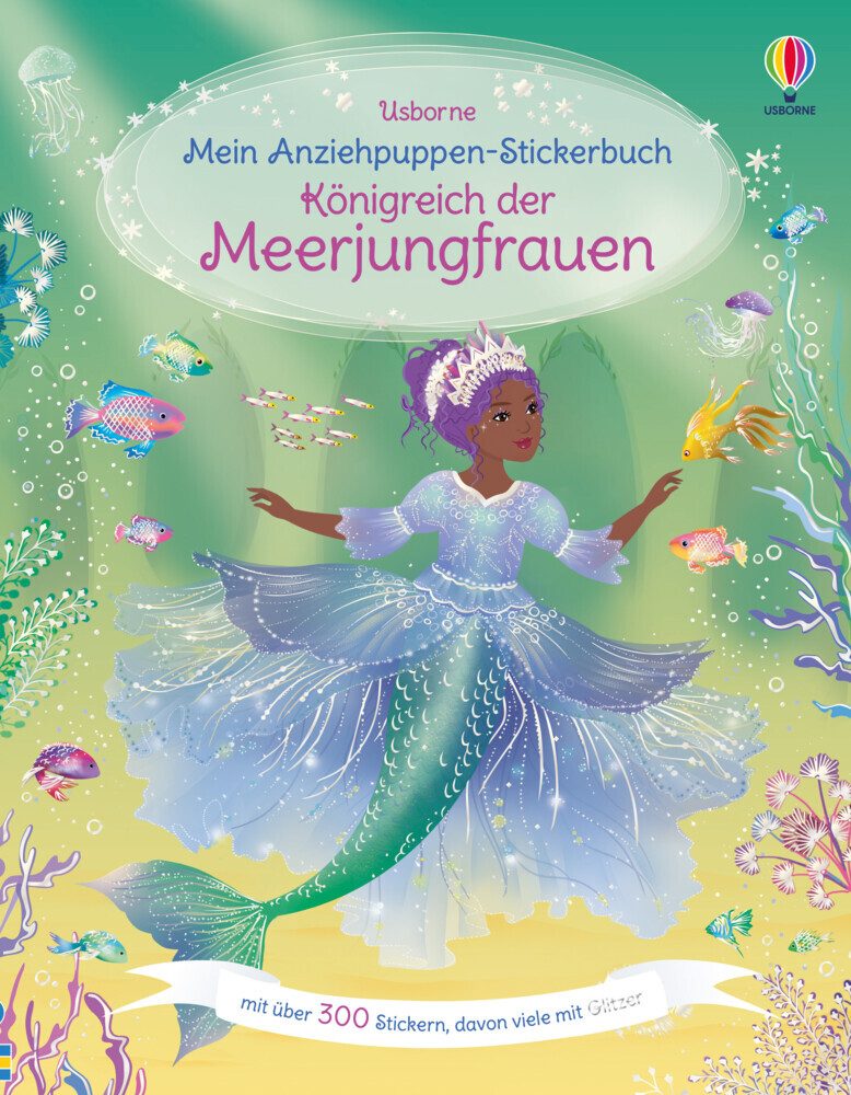 Mein Anziehpuppen-Stickerbuch: Königreich der Meerjungfrauen main product photo