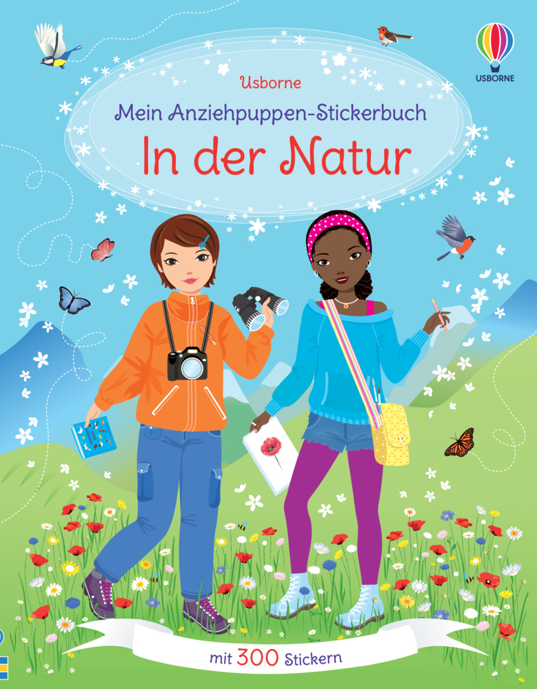 Mein Anziehpuppen-Stickerbuch: In der Natur main product photo