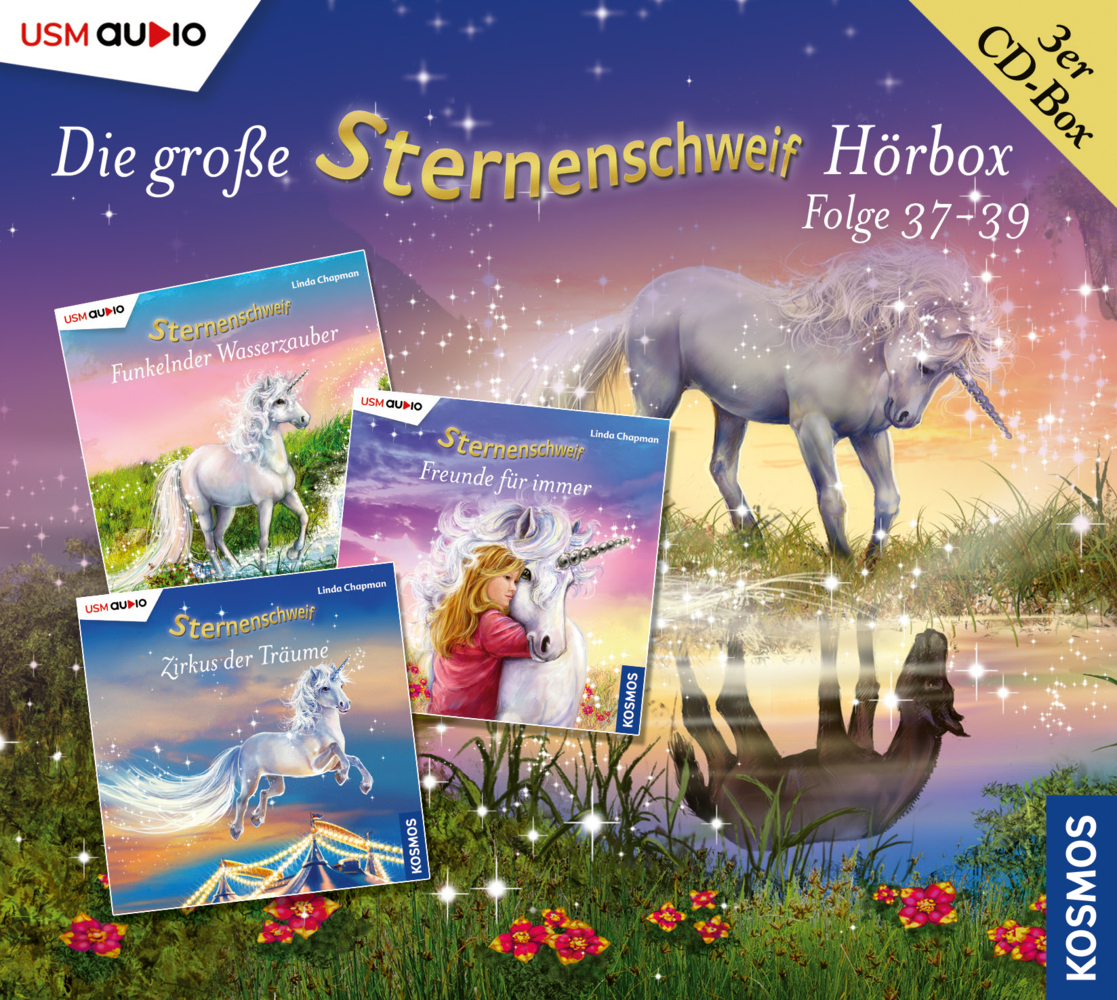 Die große Sternenschweif Hörbox Folgen 37-39 (3 Audio CDs), 3 Audio-CD main product photo