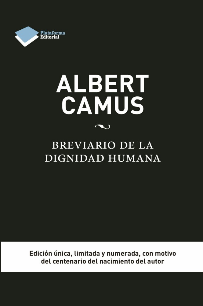 Albert Camus. Brevario de la dignidad humana main product photo