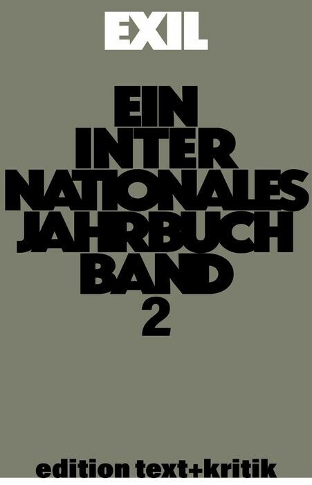 Erinnerungen ans Exil - kritische Lektüre der Autobiographien nach 1933 und andere Themen main product photo