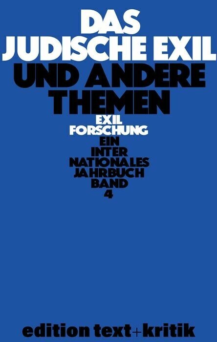 Das jüdische Exil und andere Themen main product photo