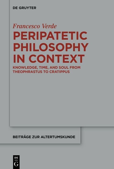 Peripatetic Philosophy in Context main product photo