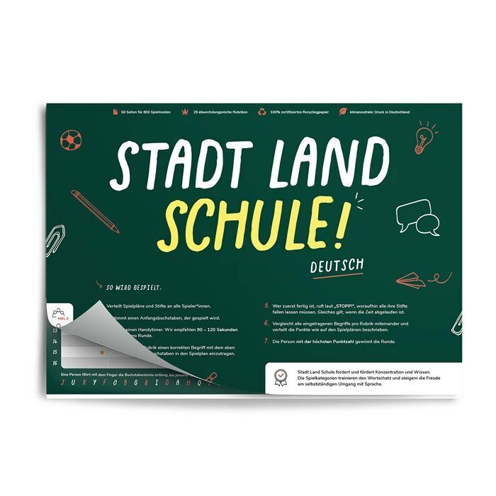 SIMON & JAN - Stadt Land Schule - Deutsch main product photo