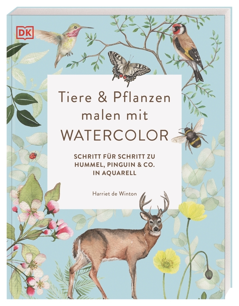 Tiere und Pflanzen malen mit Watercolor main product photo