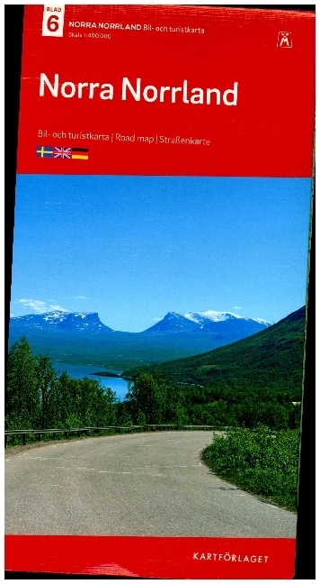 Norra Norrland Bil & Turistkarta Nr 6 main product photo