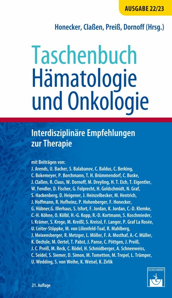 Taschenbuch Hämatologie und Onkologie main product photo