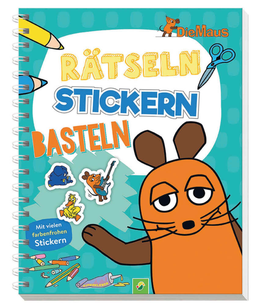Die Maus - Rätseln, Stickern, Basteln main product photo
