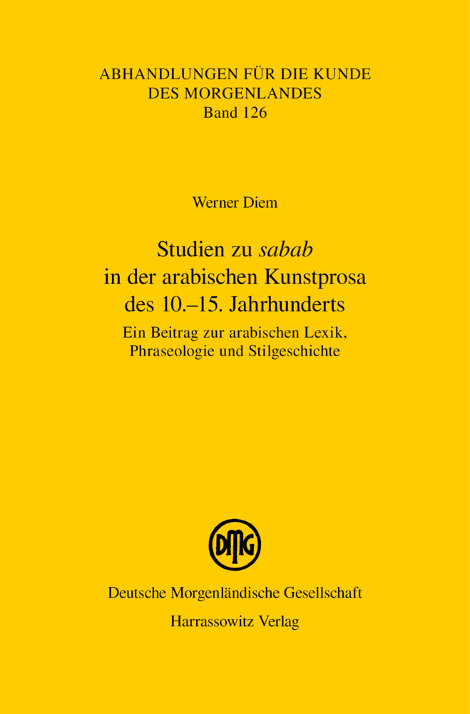 Studien zu 'sabab' in der arabischen Kunstprosa des 10.-15. Jahrhunderts main product photo