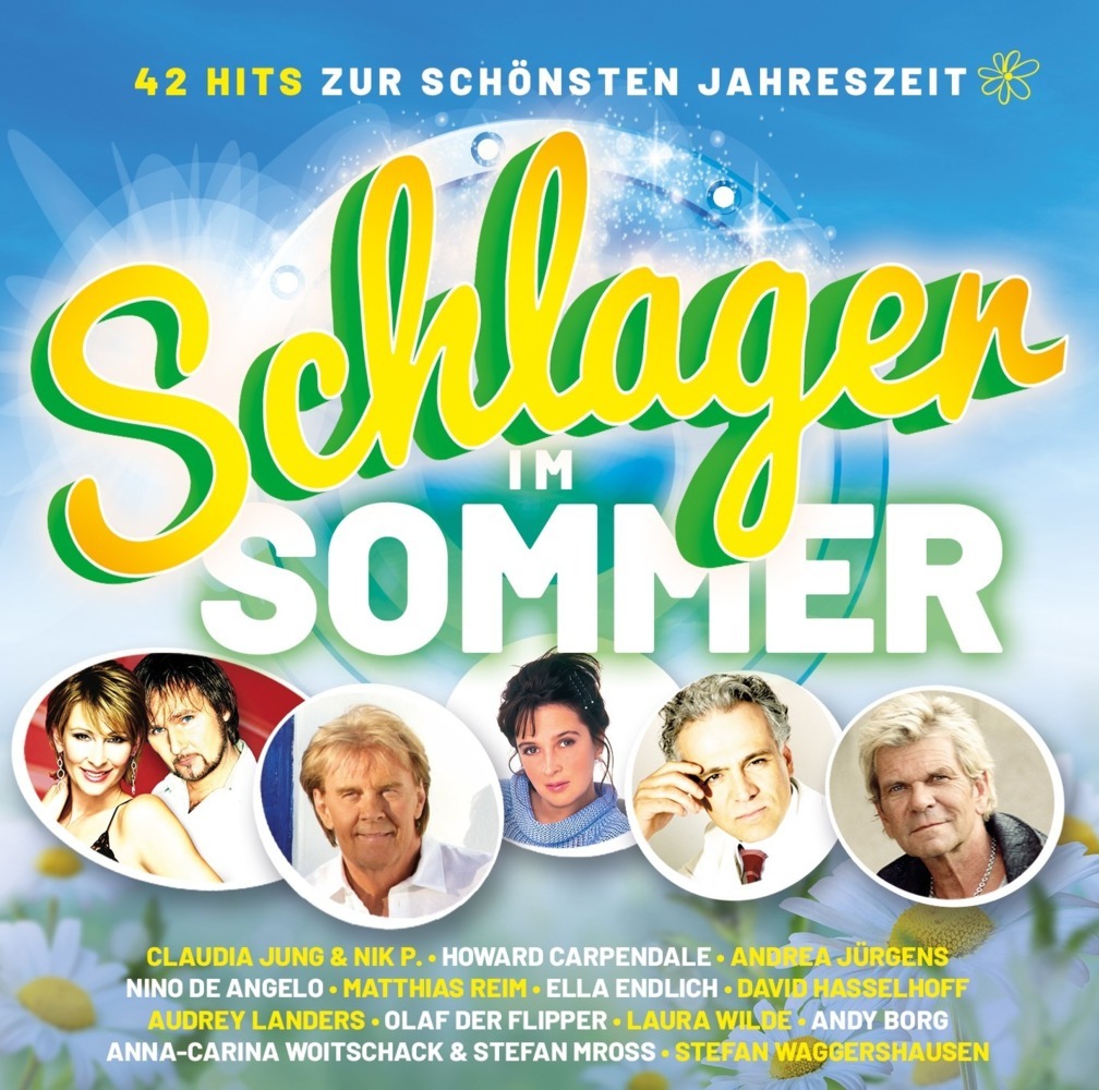 Schlager Im Sommer - 42 Hits zur schönsten Jahreszeit, 2 Audio-CD, 2 Audio-CD main product photo