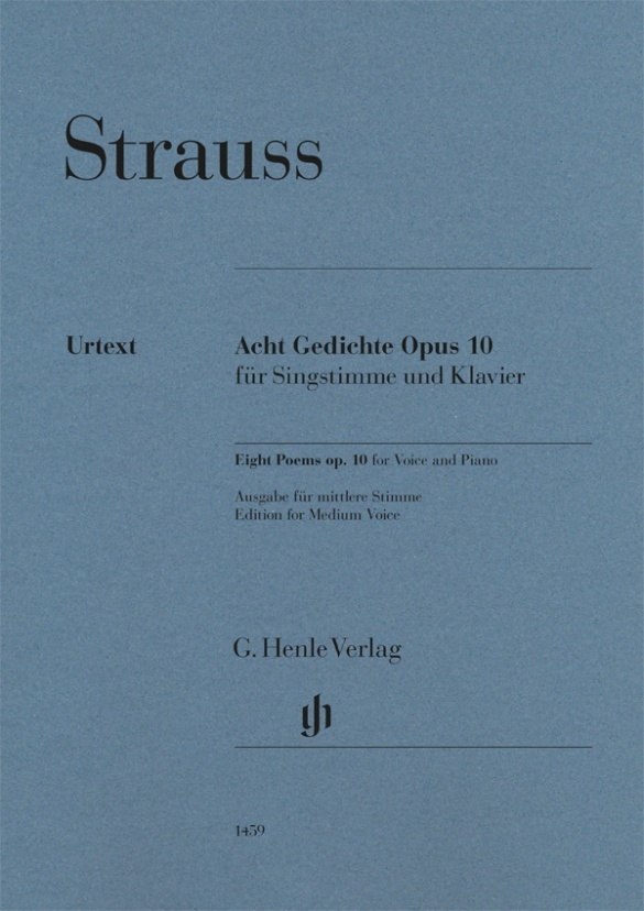 Richard Strauss - Acht Gedichte op. 10 main product photo