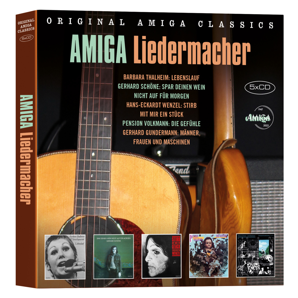 AMIGA Liedermacher, 5 Audio-CD main product photo