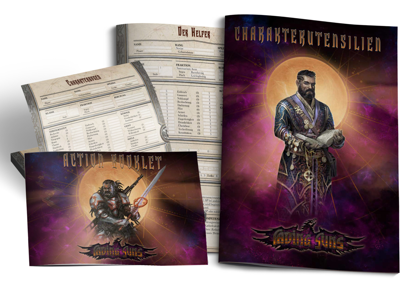 Fading Suns - Charakterutensilien main product photo