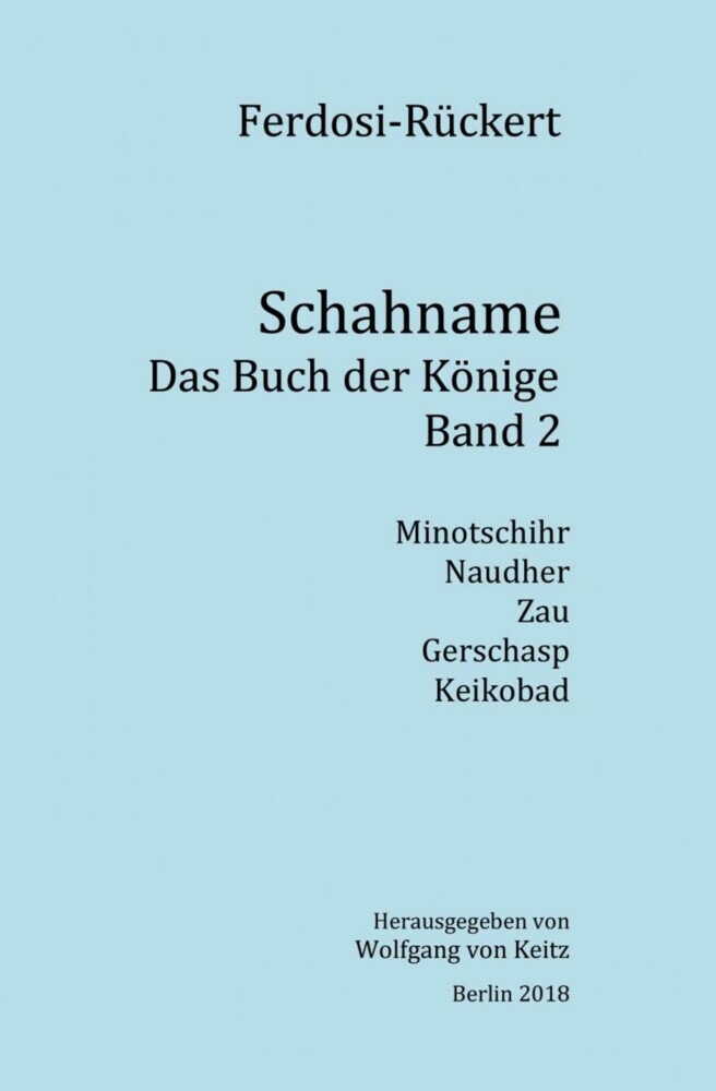 Schahname - Das Buch der Könige, Band 2 main product photo