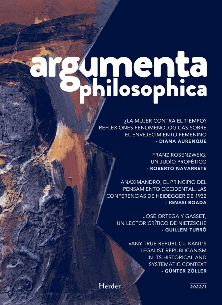 argumenta philosophica 2022/1 main product photo