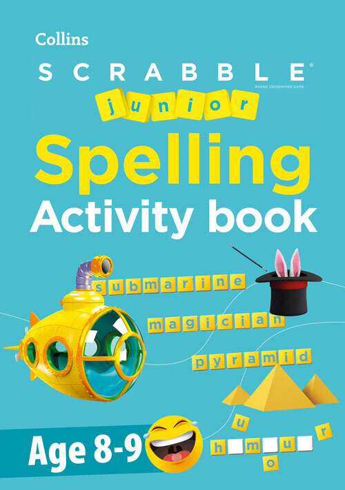 SCRABBLE(TM) Junior Spelling Activity Book Age 8-9 main product photo