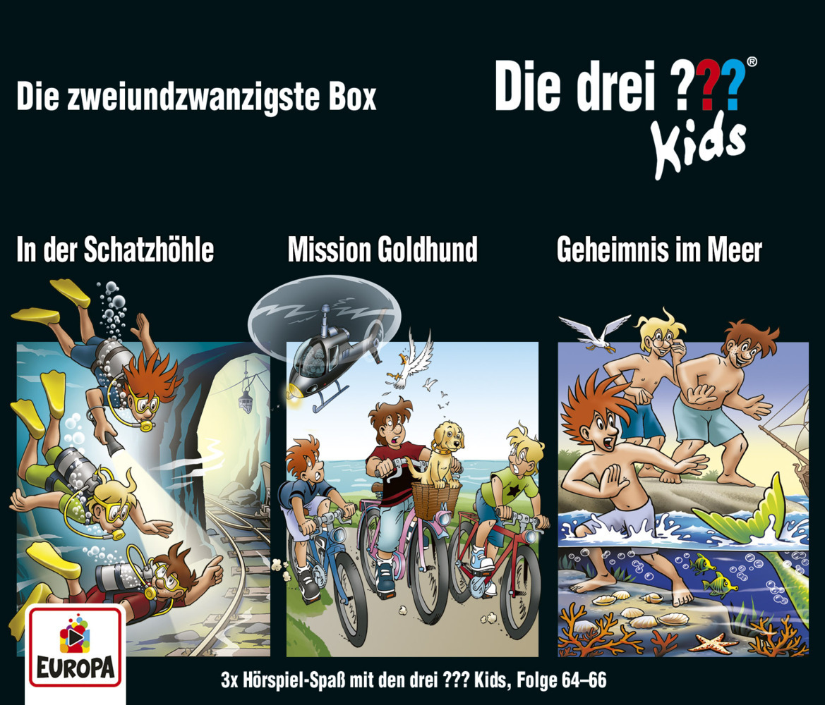 Die drei ??? Kids - 3er Box, 3 Audio-CD main product photo