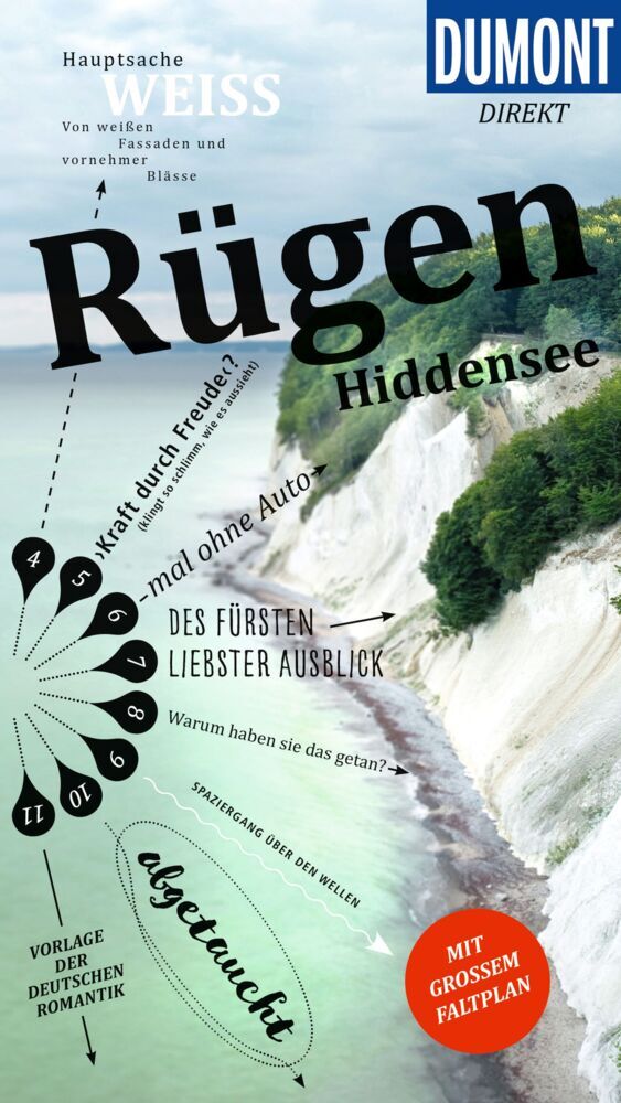 DUMONT direkt Reiseführer Rügen, Hiddensee main product photo