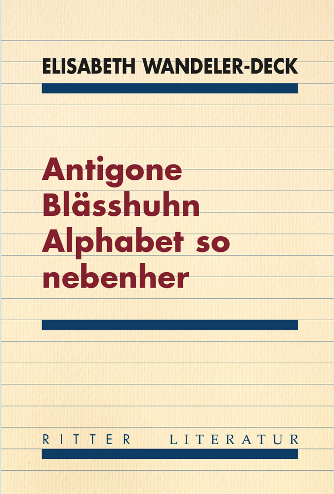 Antigone Blässhuhn Alphabet so nebenher main product photo