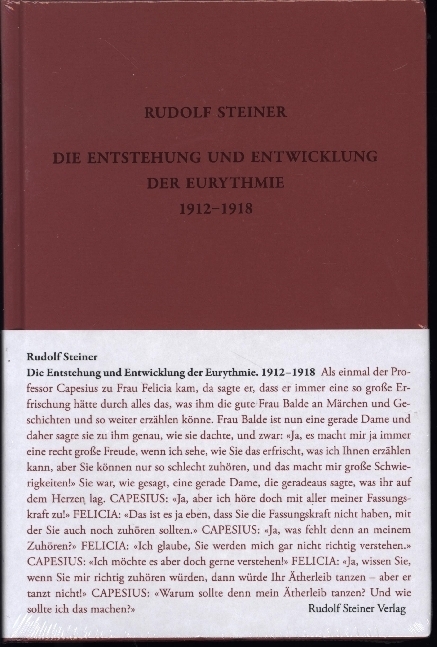 Die Entstehung und Entwicklung der Eurythmie 1912-1918 main product photo