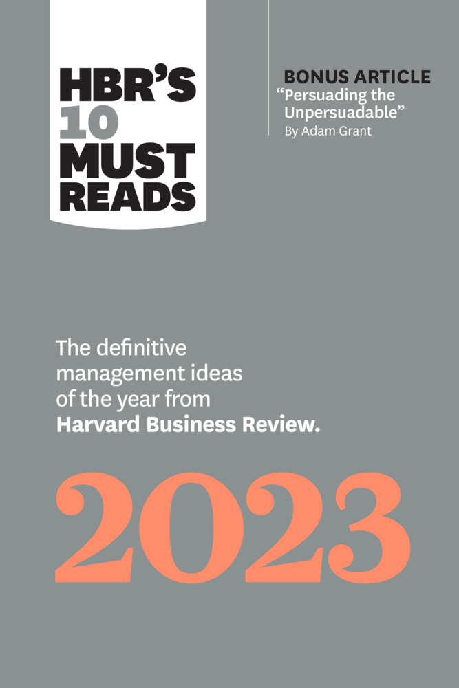 HBR's 10 Must Reads 2023 main product photo