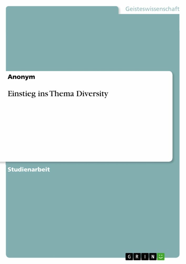 Einstieg ins Thema Diversity main product photo