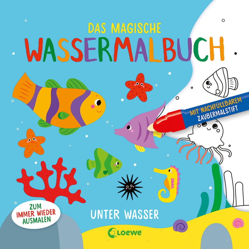 Das magische Wassermalbuch - Unter Wasser main product photo