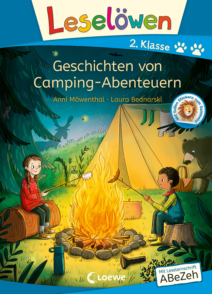 Leselöwen 2. Klasse - Geschichten von Camping-Abenteuern main product photo
