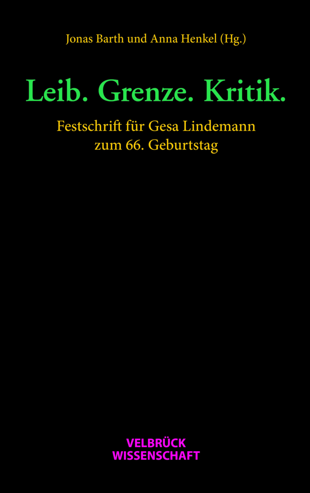 Leib. Grenze. Kritik. main product photo