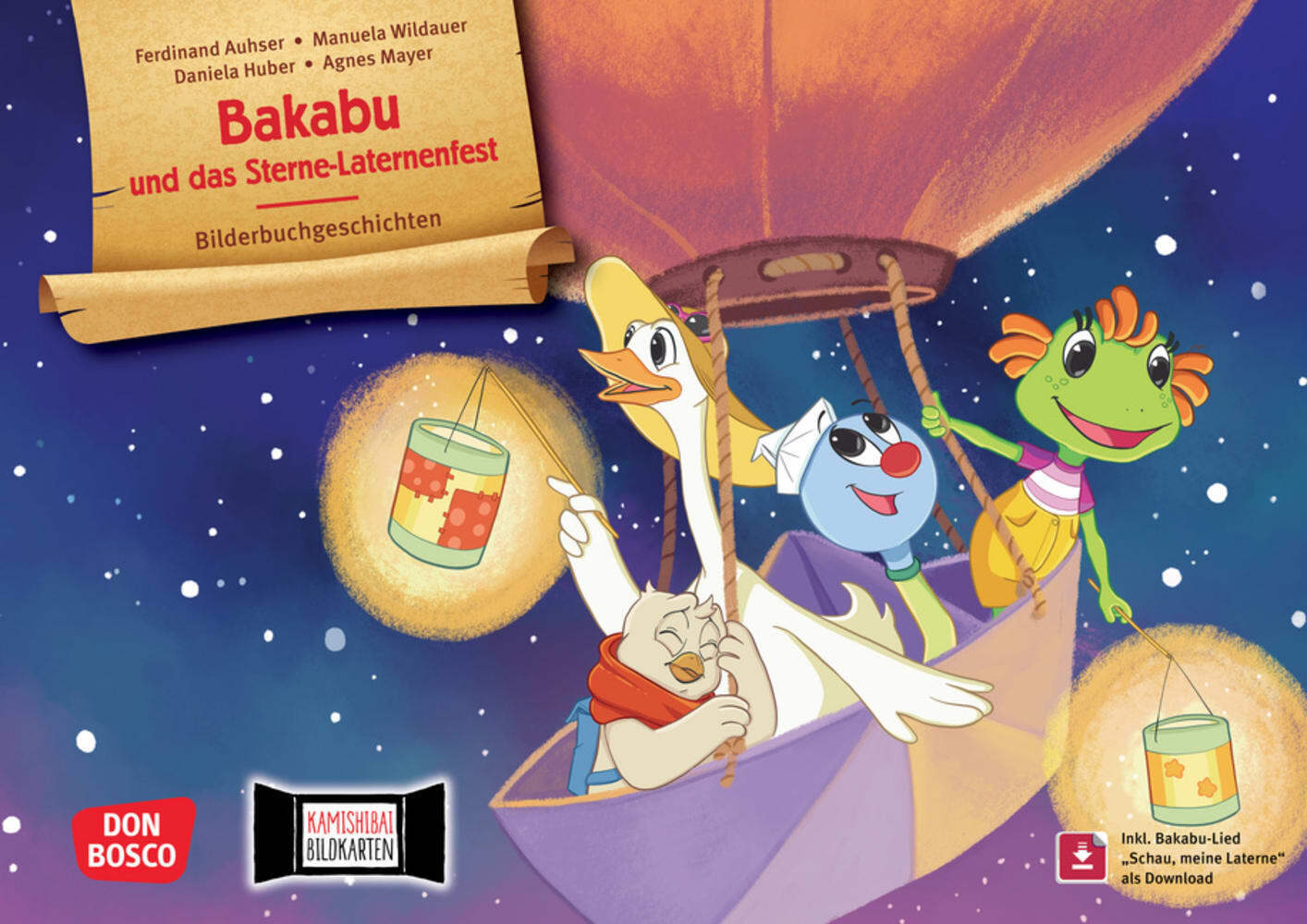 Bakabu und das Sterne-Laternenfest. Kamishibai Bildkartenset, m. 1 Beilage main product photo