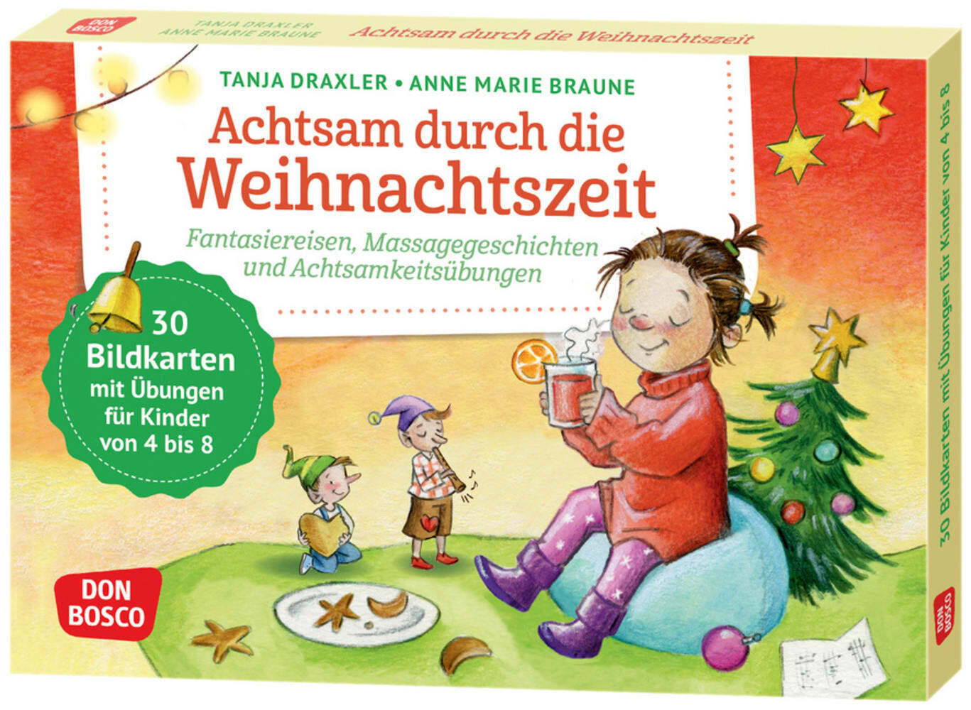 Achtsam durch die Weihnachtszeit. Fantasiereisen, Massagegeschichten und Achtsamkeitsübungen, m. 1 Beilage main product photo