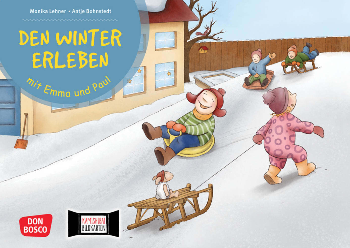 Den Winter erleben mit Emma und Paul. Kamishibai Bildkartenset main product photo