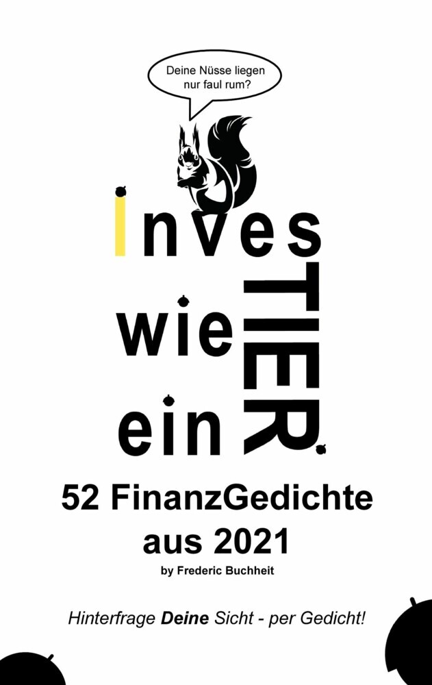 Investier wie ein Tier 52 FinanzGedichte aus 2021 by Frederic Buchheit main product photo