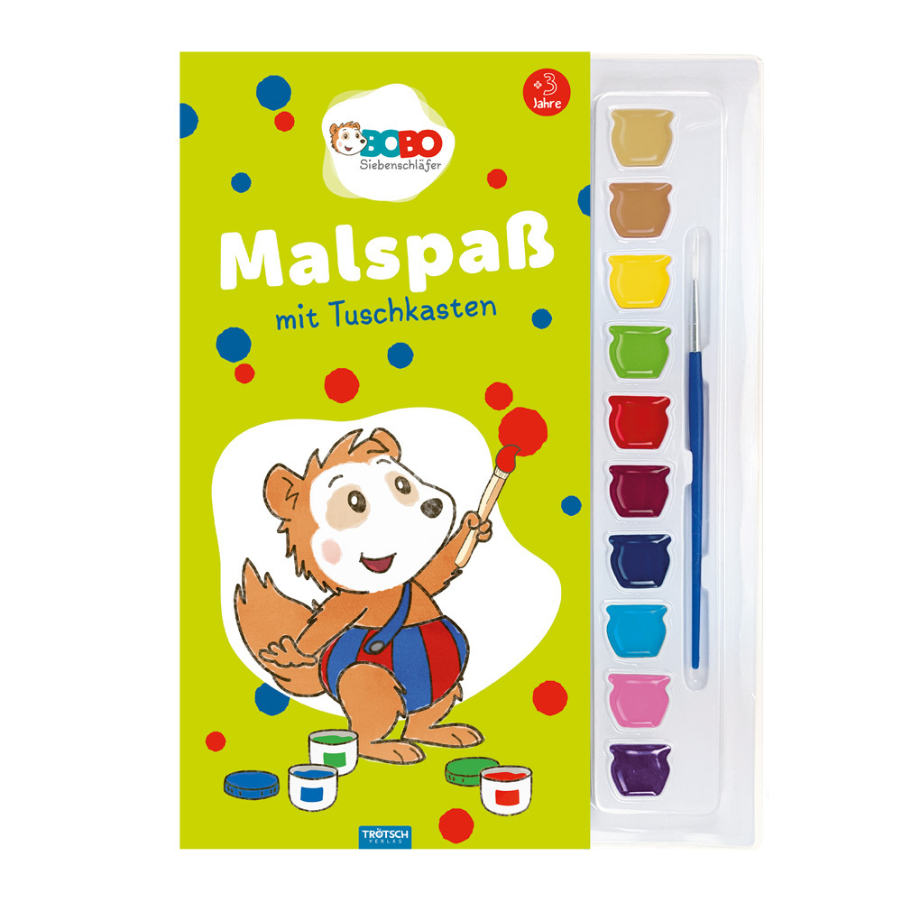 Trötsch Bobo Siebenschläfer Malspaß mit Tuschkasten main product photo