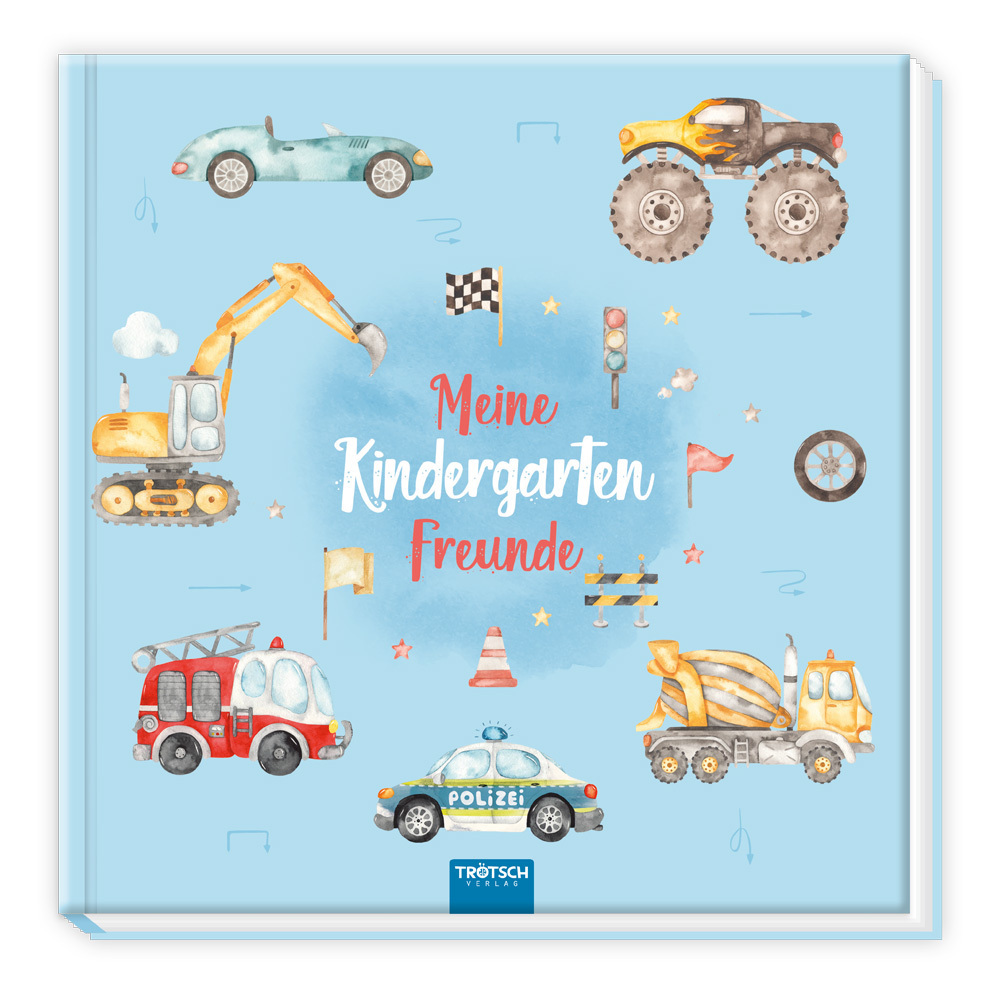 Trötsch Eintragealbum Meine Kindergartenfreunde Fahrzeuge main product photo