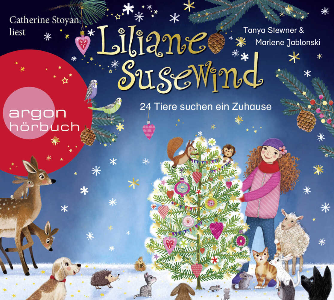 Liliane Susewind - 24 Tiere suchen ein Zuhause. Das Adventskalender-Hörbuch, 2 Audio-CD main product photo