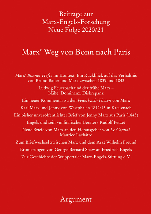 Marx' Weg von Bonn nach Paris main product photo