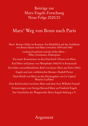 Marx' Weg von Bonn nach Paris