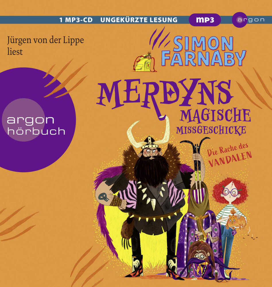 Merdyns magische Missgeschicke - Die Rache des Vandalen, 1 Audio-CD, 1 MP3 main product photo
