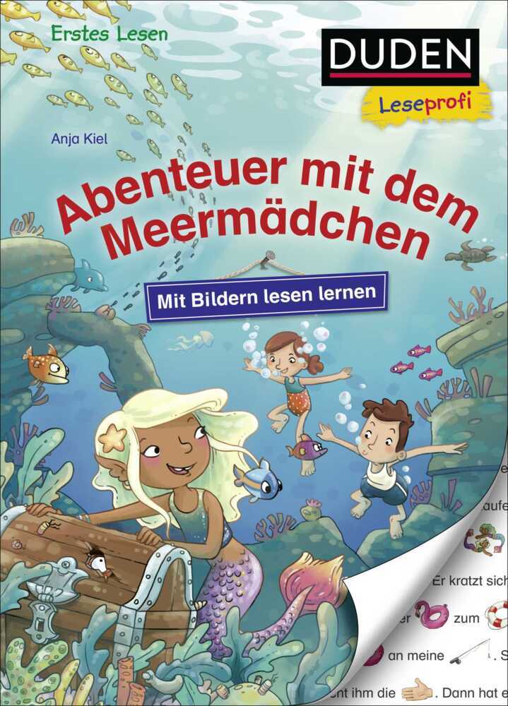 Duden Leseprofi - Mit Bildern lesen lernen: Abenteuer mit dem Meermädchen main product photo