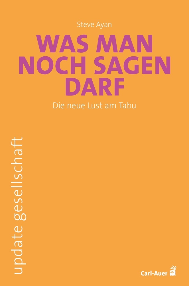 Was man noch sagen darf main product photo